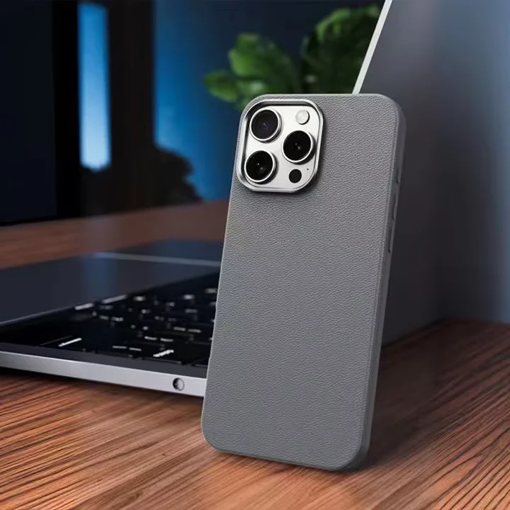 Premium TPU Leather Case Cover for iPhone - Image 12