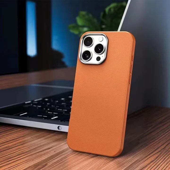 Premium TPU Leather Case Cover for iPhone - Image 16