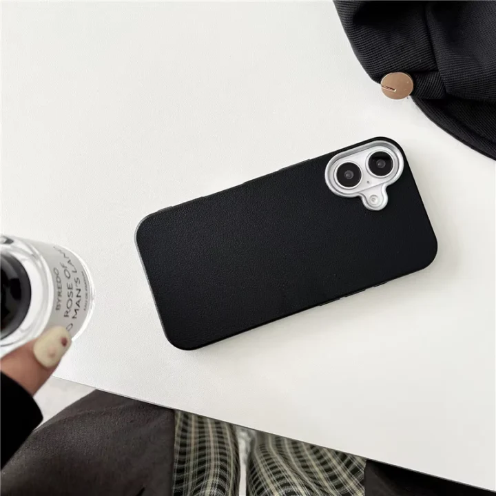 Premium TPU Leather Case Cover for iPhone - Image 18
