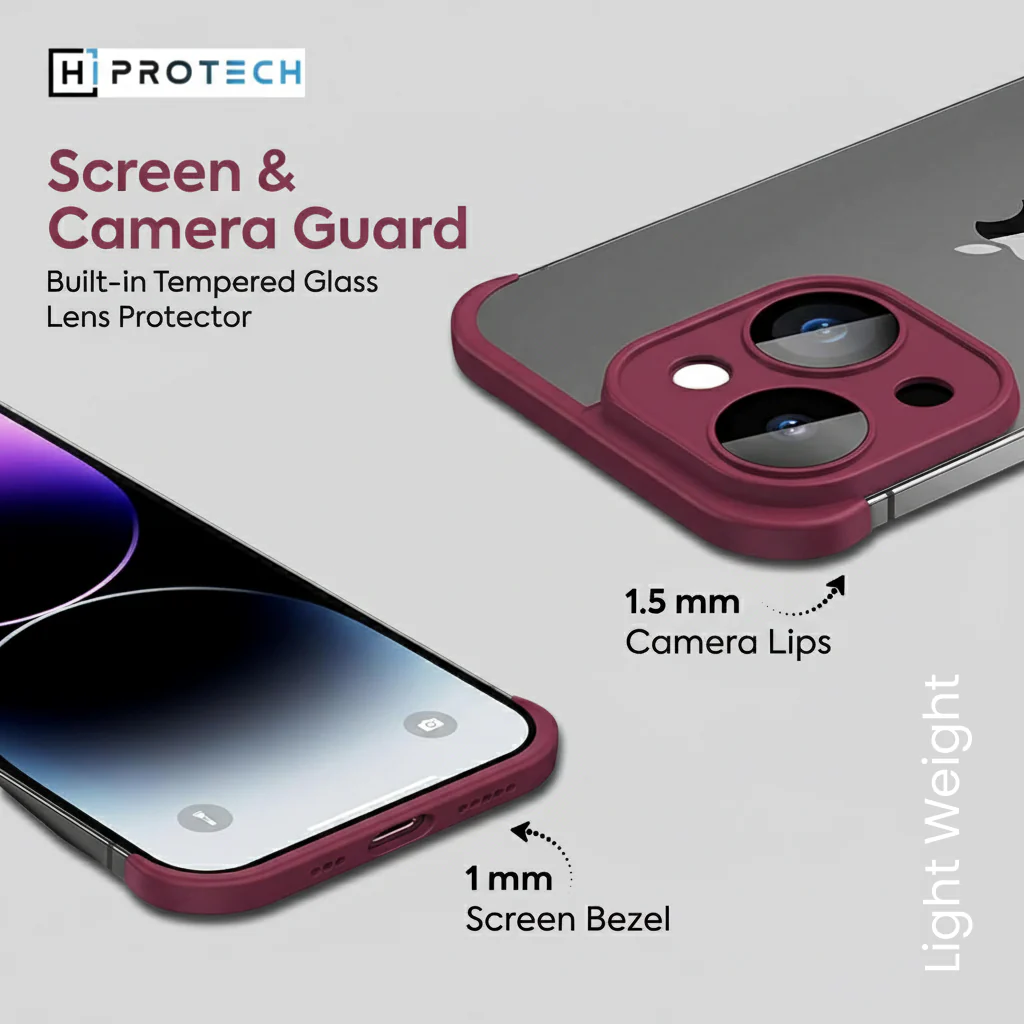 iPhone Shockproof Bumper Silicone Edge Case Cover - Image 14