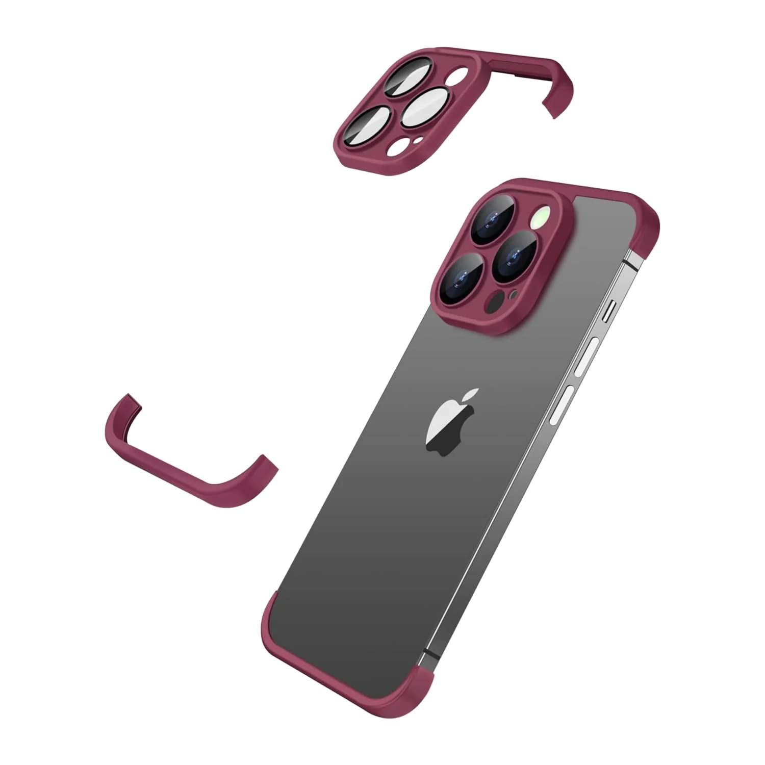 iPhone Shockproof Bumper Silicone Edge Case Cover - Image 31