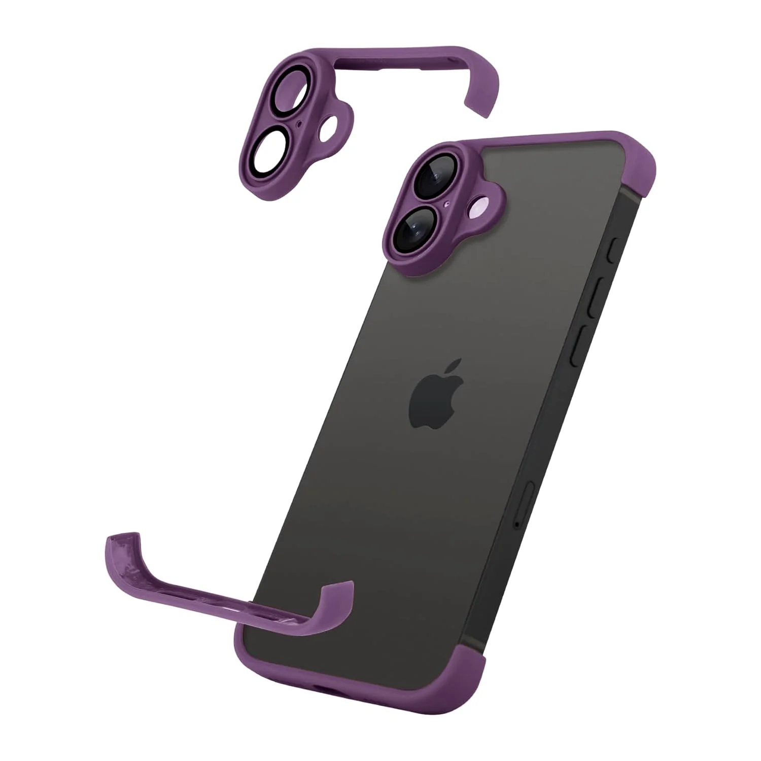 iPhone Shockproof Bumper Silicone Edge Case Cover - Image 43