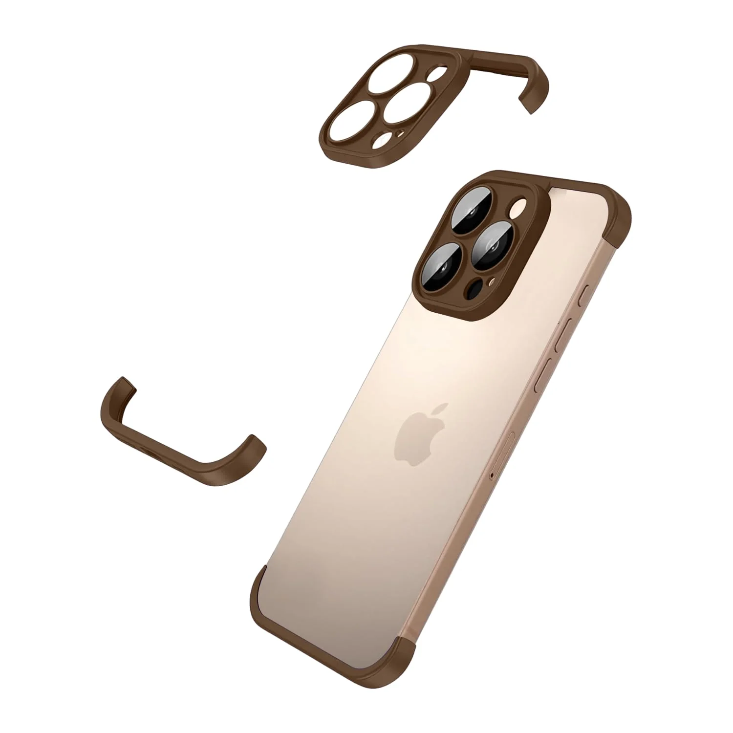 iPhone Shockproof Bumper Silicone Edge Case Cover - Image 49