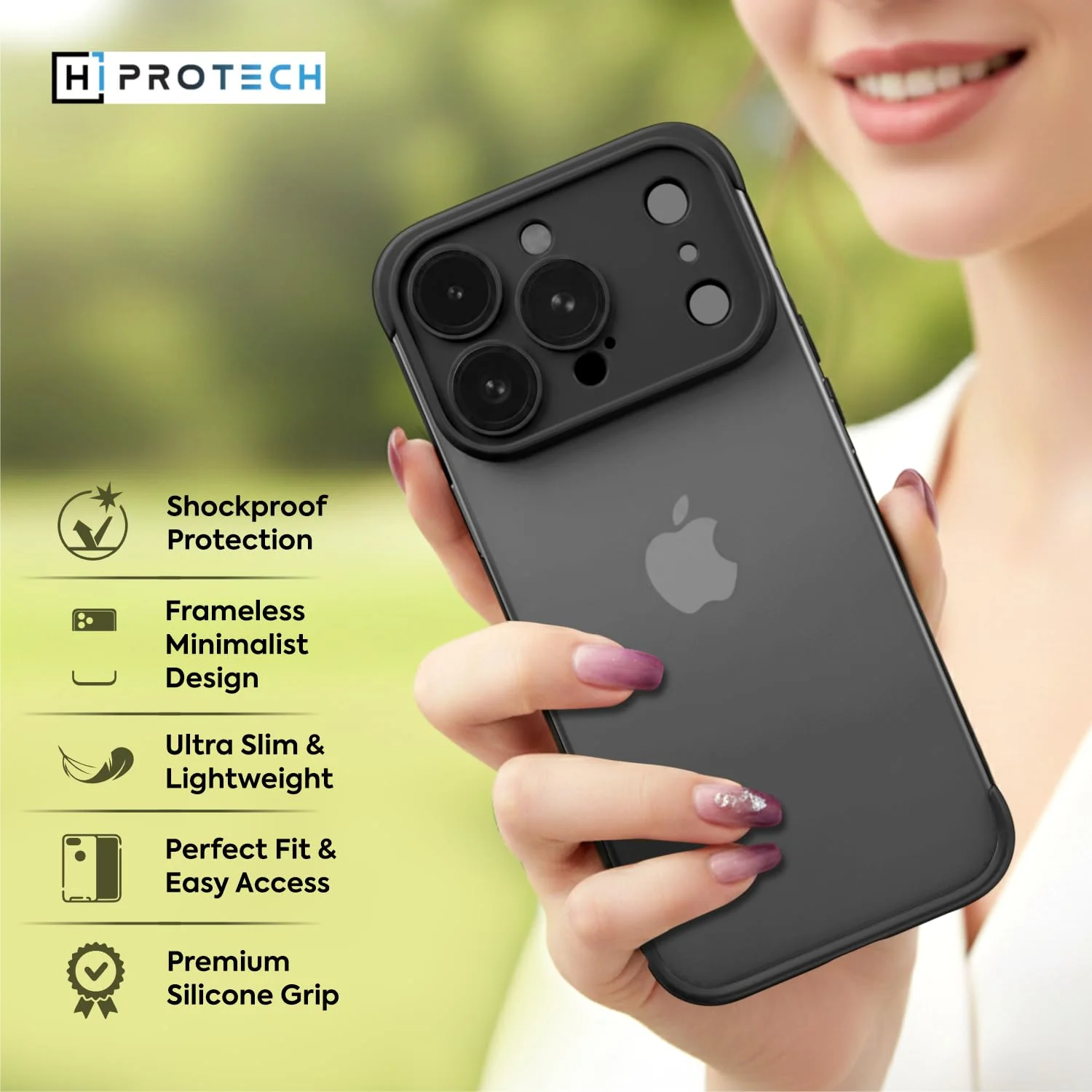 iPhone Shockproof Bumper Silicone Edge Case Cover - Image 69