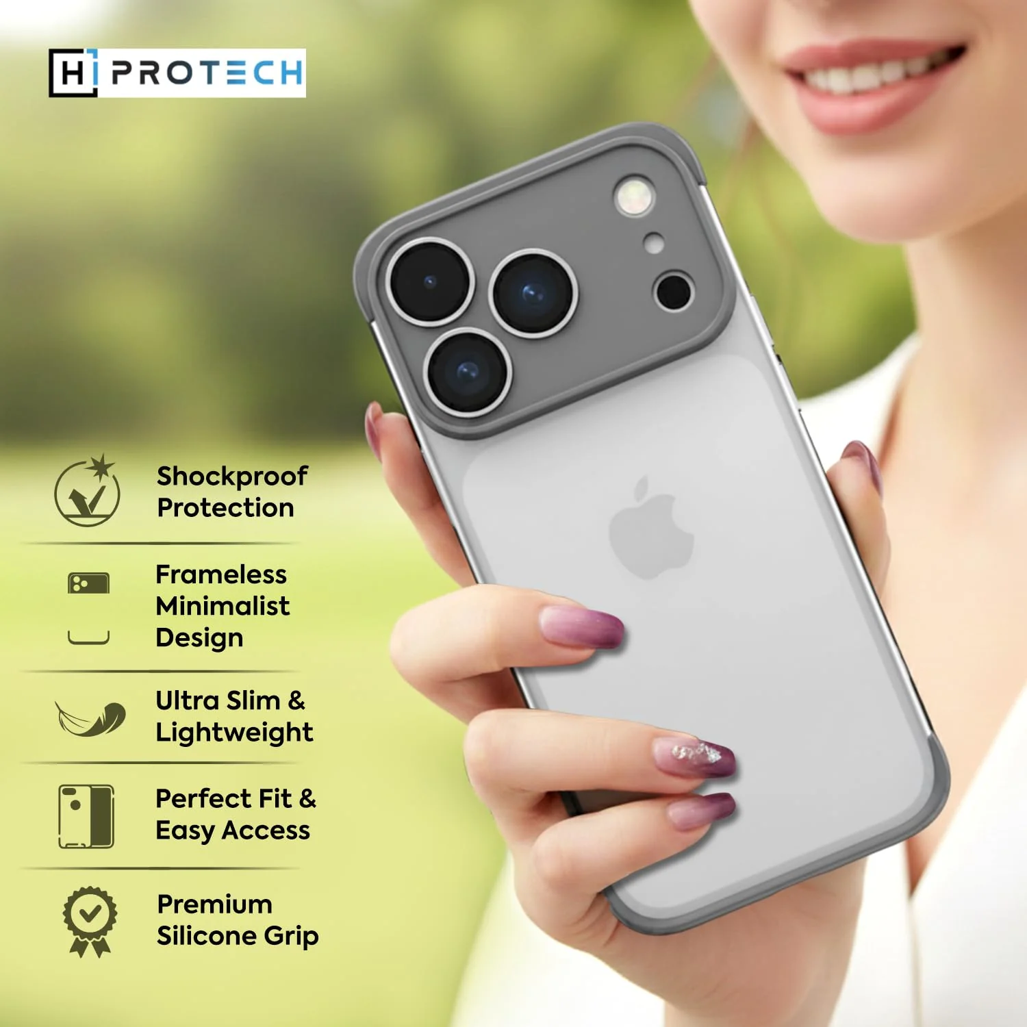iPhone Shockproof Bumper Silicone Edge Case Cover - Image 73