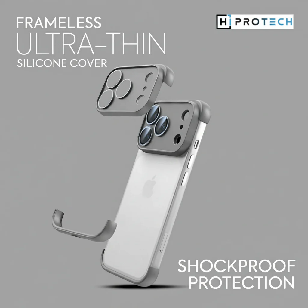 iPhone Shockproof Bumper Silicone Edge Case Cover - Image 74