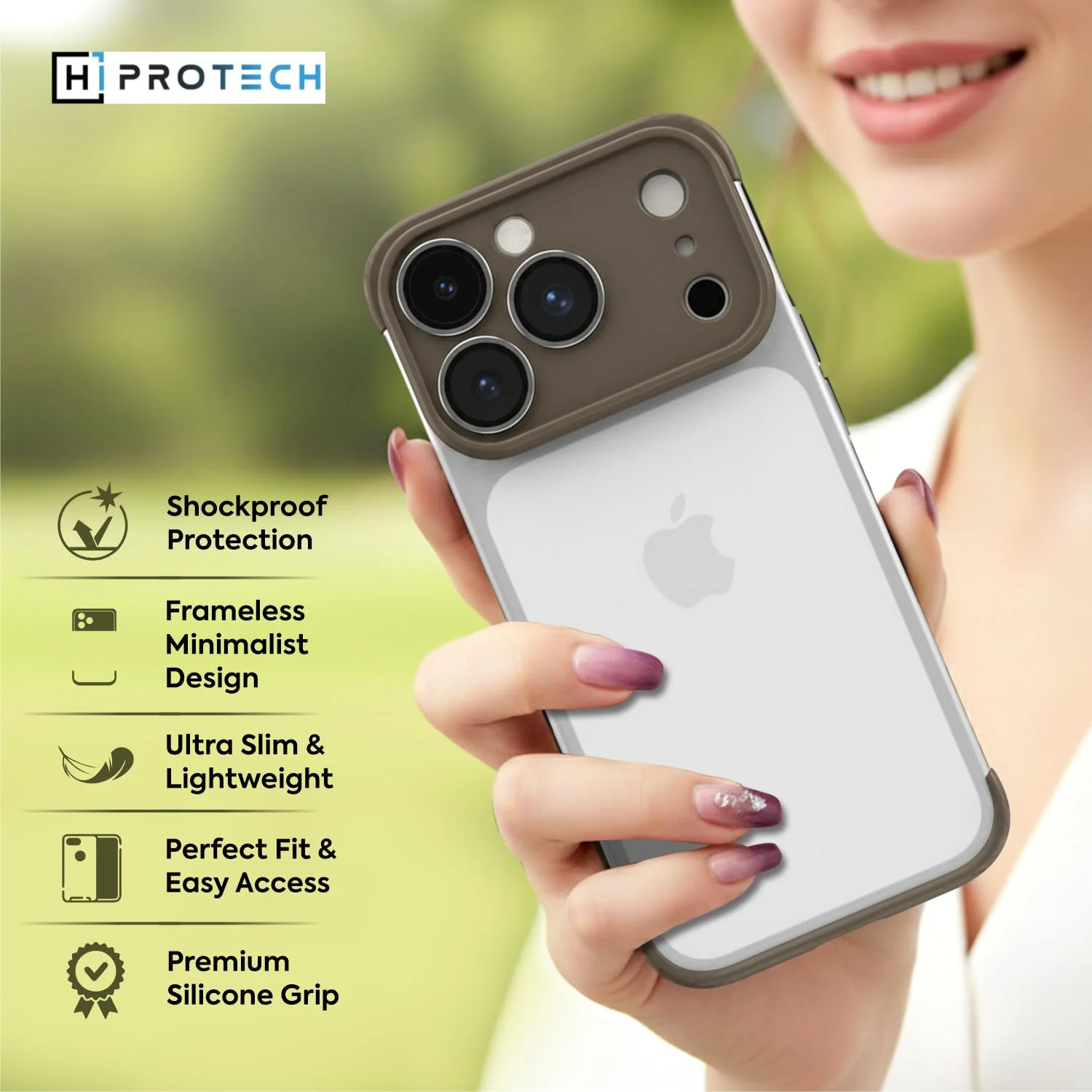 iPhone Shockproof Bumper Silicone Edge Case Cover - Image 85