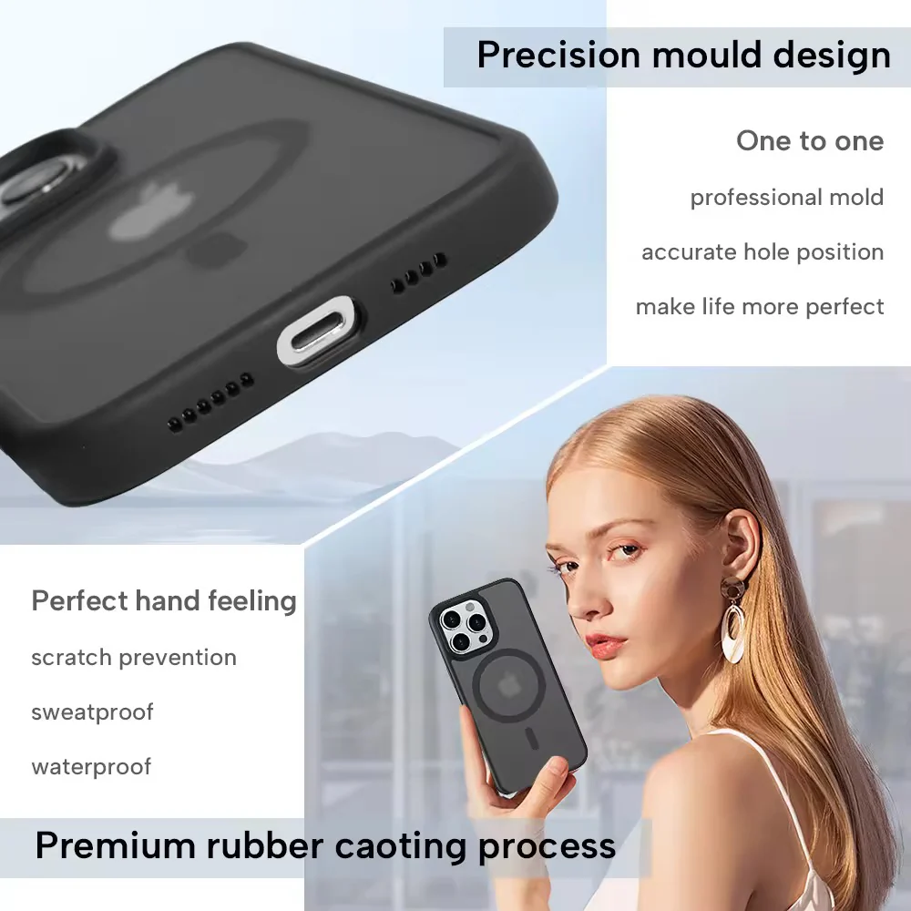 Premium Magsafe Case Cover with Metal Camera Side Protections - Image 30