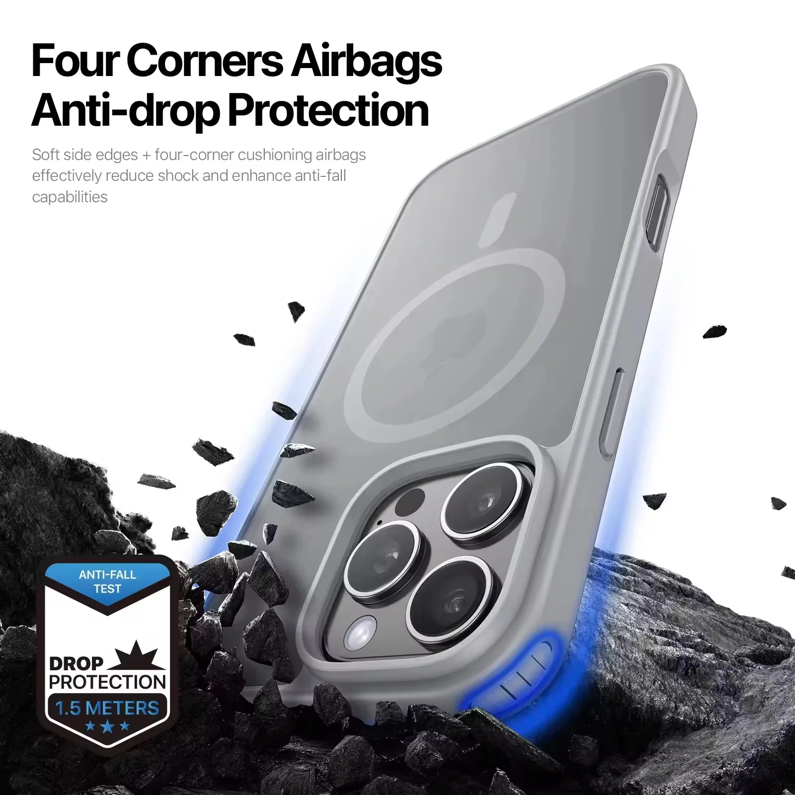 Premium Magsafe Case Cover with Metal Camera Side Protections - Image 33