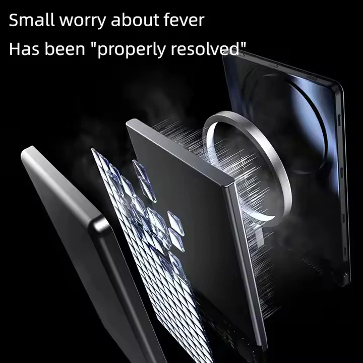 Ultra Thin Aluminum Alloy 15w Magnetic Wireless Mobile Power Bank 5000mah for Mobile Phone - Image 3